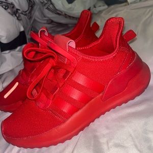 Red adidas size 4 kids / 5.5 women